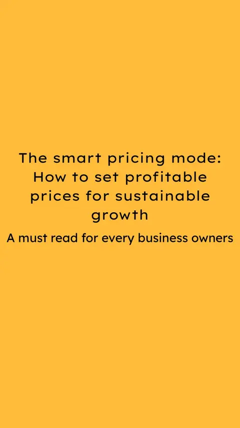 The Smart Pricing Model